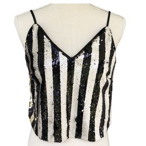 Do & Be Sequin Cami - Bold stripes